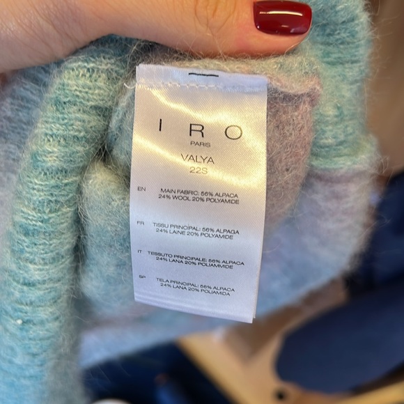 Multi colored iro sweater made of alpaca and wool - Picture 4 of 4